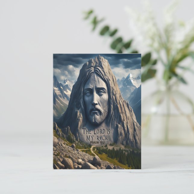  Mountain Majesty The Lord Is My Rock Postcard (Standing Front)