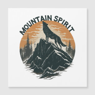 Mountain Majesty Wolf Howling on the Peak