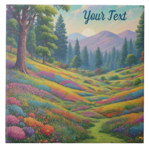 Mountain Meadow Ceramic Tile