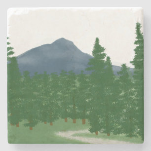 Mountain Meadow  Stone Coaster