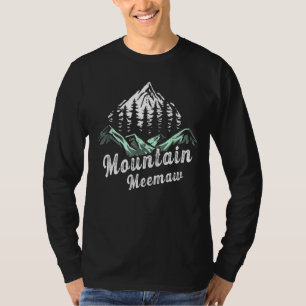 Mountain Meemaw Camping Hiking Mum Adventure Mothe T-Shirt