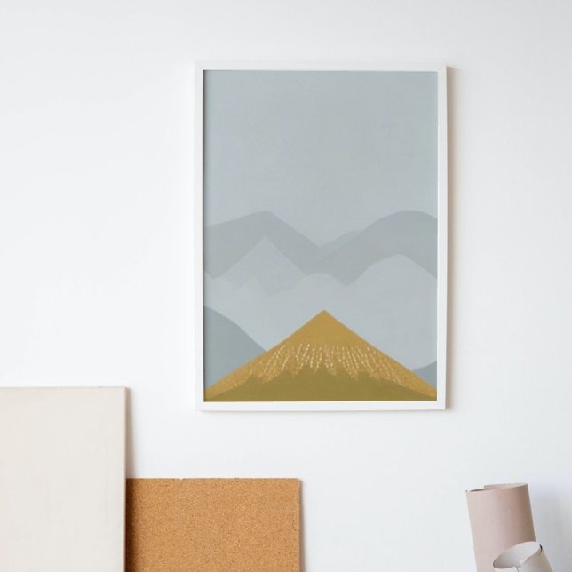  Mountain Minimal Art Landscape Modern Wall Poster (Creator Uploaded)