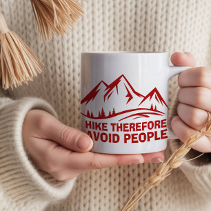 Mountain Minimal Outdoor Design hiking Mug
