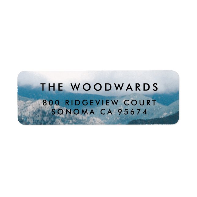 Mountain Mist Return Address Label (Front)