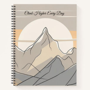 Mountain Moodline – Minimalist Nature Notebook