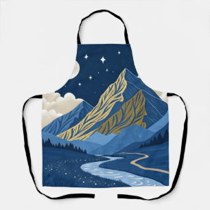 Mountain Moon Light Apron