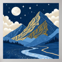 Mountain Moon Light