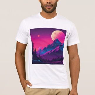 MOUNTAIN ,MOON T-Shirt
