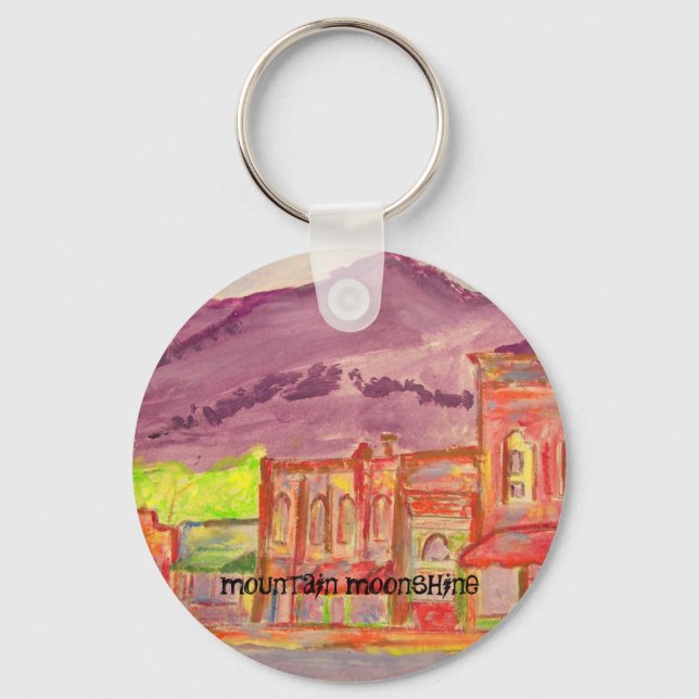 mountain moonshine key ring (Front)