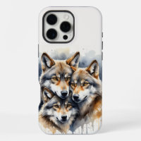 Mountain Nature Wilderness Mountains Wolf Family