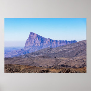 Mountain near Jebel Shams Poster