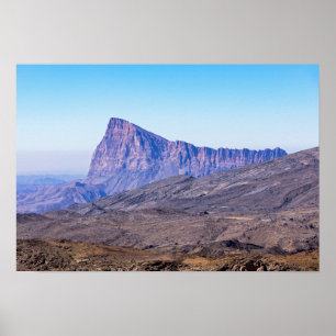 Mountain near Jebel Shams Poster
