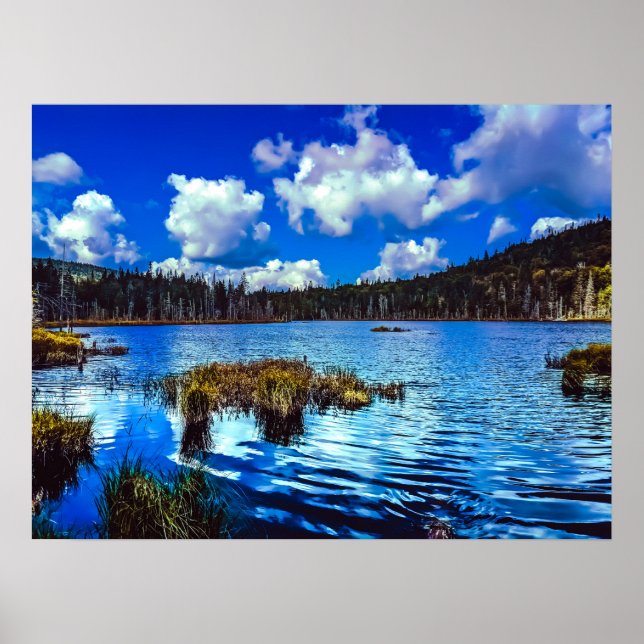 Mountain Noir Quebec, Canada - Travel Photography Poster (Front)