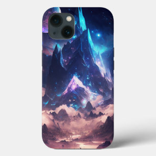 Mountain Of Crystal Fantasy Landscape iPhone 13 Case