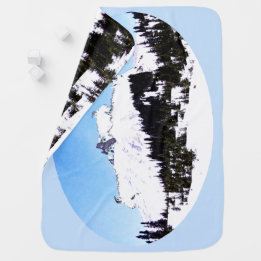 Mountain of Goats Baby Blanket