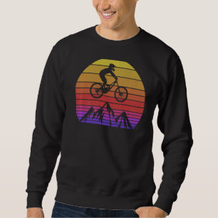 Mountain Off Road Cycling Cyclist Mtb Vintage Moun Sweatshirt