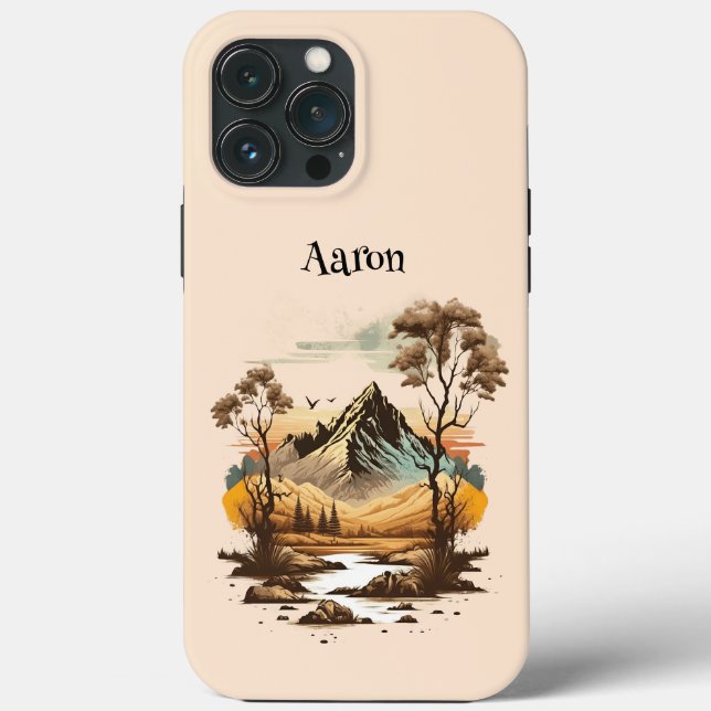 Mountain Outdoor Adventure Case-Mate iPhone Case (Back)