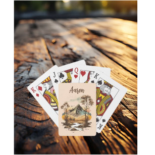 Mountain Outdoor Adventure Playing Cards