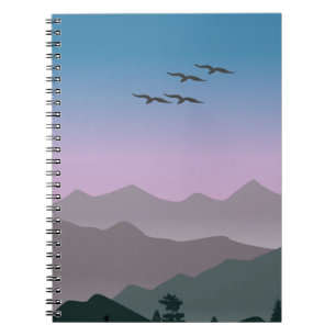 Mountain painting Notebook