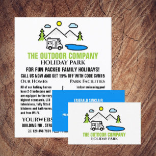 Mountain Park, Holiday Park Advertising Flyer