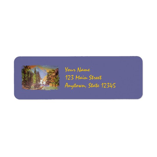 Mountain Pass Return Address Labels