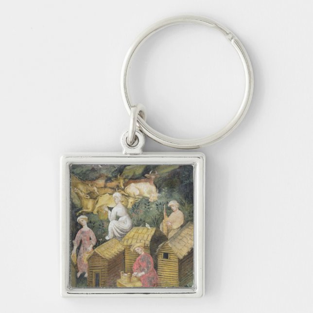 Mountain pastures key ring (Front)