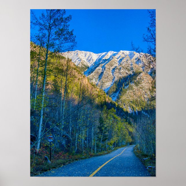 Mountain Path // Rocky Mountain Sunrise Poster (Front)