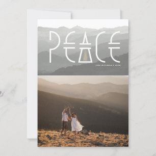Mountain Peace   Holiday Photo Card