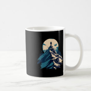 Mountain Peak Explorer Design - Climbing And Natur Coffee Mug