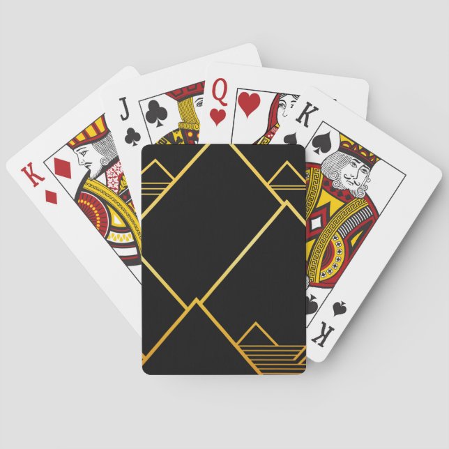 Mountain Peak Minimalism Playing Cards (Back)