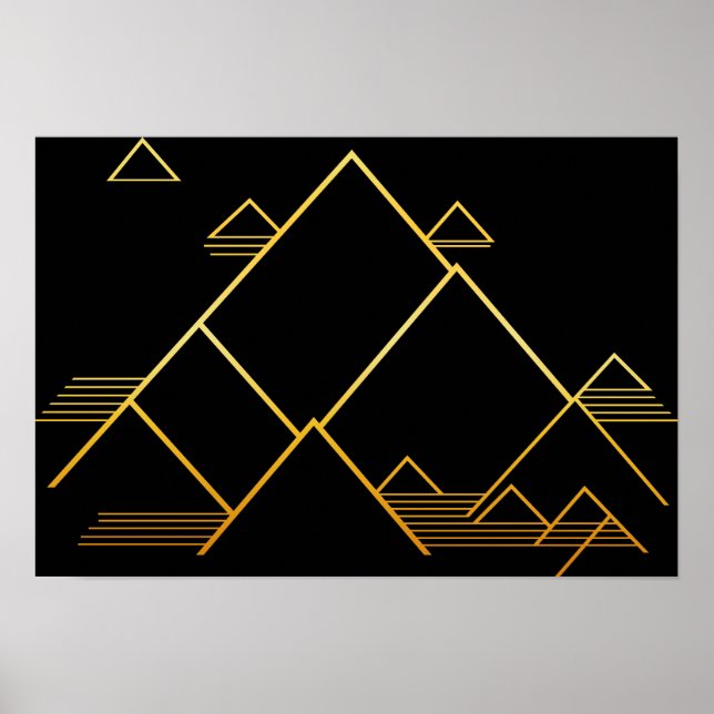 Mountain Peak Minimalism Poster (Front)