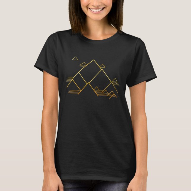 Mountain Peak Minimalism T-Shirt (Front)