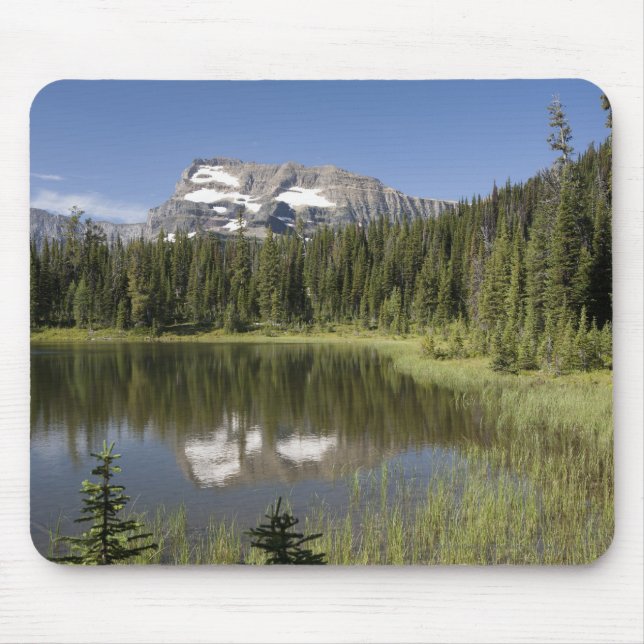 Mountain Peak Reflected In A Lake Mouse Pad (Front)