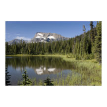 Mountain Peak Reflected In A Lake
