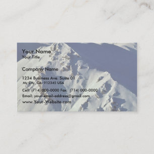 Mountain Peaks - Aerial View Business Card