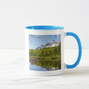 Mountain Peaks Reflect Into A Beaver Pond Mug