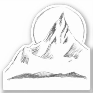 Mountain Peaks Sketch