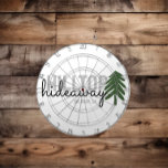 Mountain Pine Cabin Vacation Rental - Dartboard<br><div class="desc">Stock up your vacation home with games and toys your guests can enjoy. This collection is perfect for vacation rental owners and managers who are looking for great looking products to help create their brand and enhance the experience for renters. Customise with the name of your vacation rental and it's...</div>