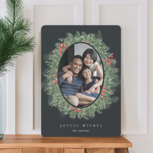 Mountain Pine   Holiday Photo Card