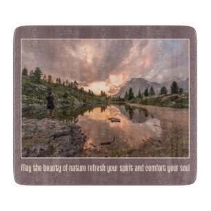 Mountain Pond cutting board
