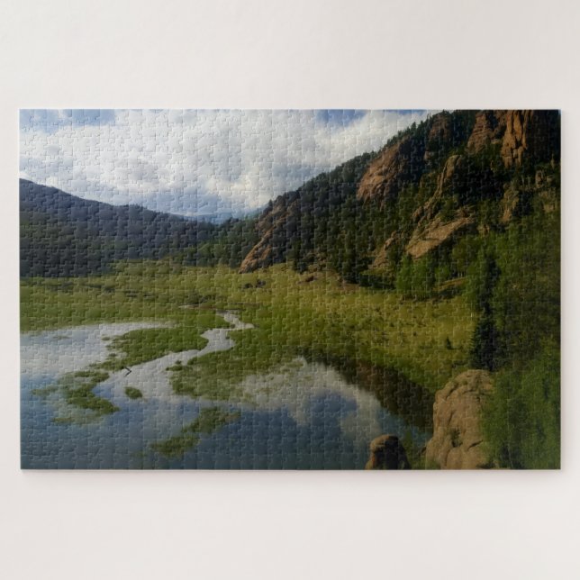 Mountain Pond Jigsaw Puzzle (Horizontal)