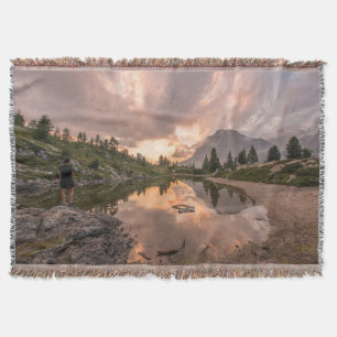 Mountain Pond throw blanket
