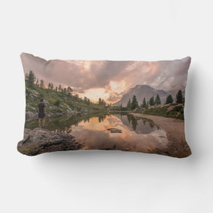 Mountain Pond throw pillows