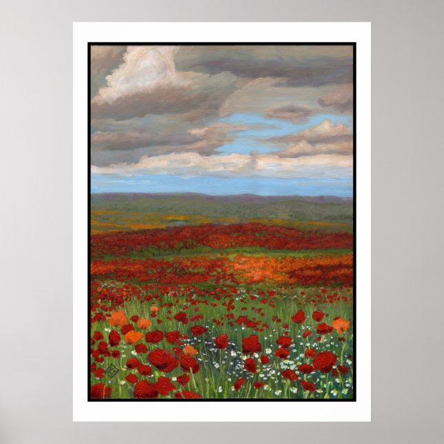 Mountain Poppies Poster (Front)