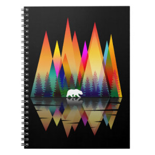 MOUNTAIN RAINBOW BEAR NOTEBOOK