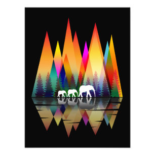 MOUNTAIN RAINBOW ELEPHANT PHOTO PRINT