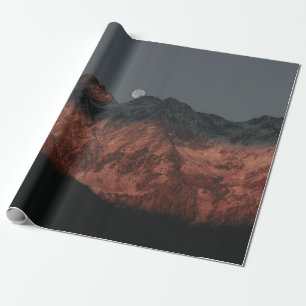 MOUNTAIN RANGE DURING DUSK WRAPPING PAPER