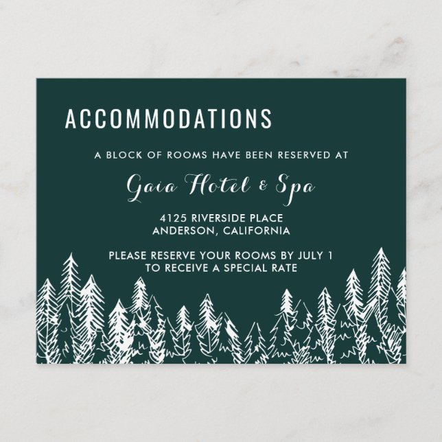 Mountain Range Insert Card (Front)