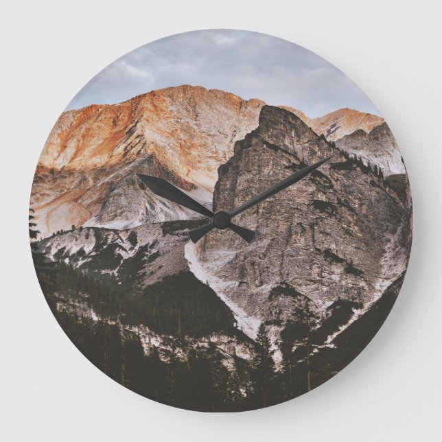 Mountain range large clock (Front)
