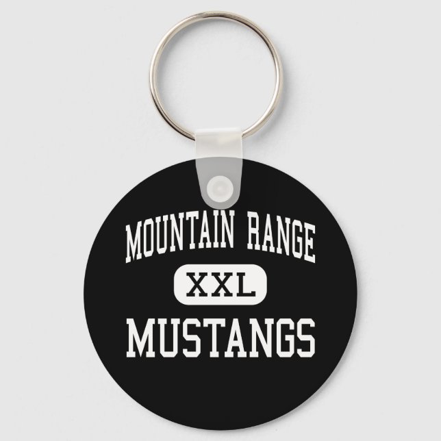 Mountain Range - Mustangs - High - Westminster Key Ring (Front)
